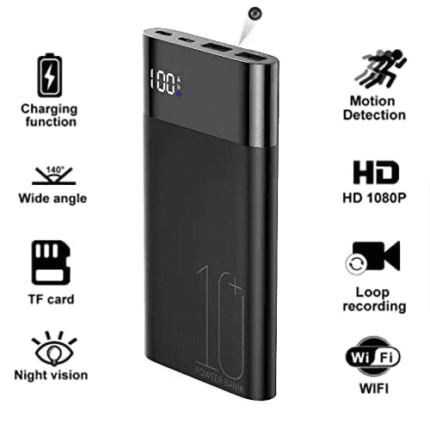 HD WiFi Spy Camera Power Bank Hidden Security Camera