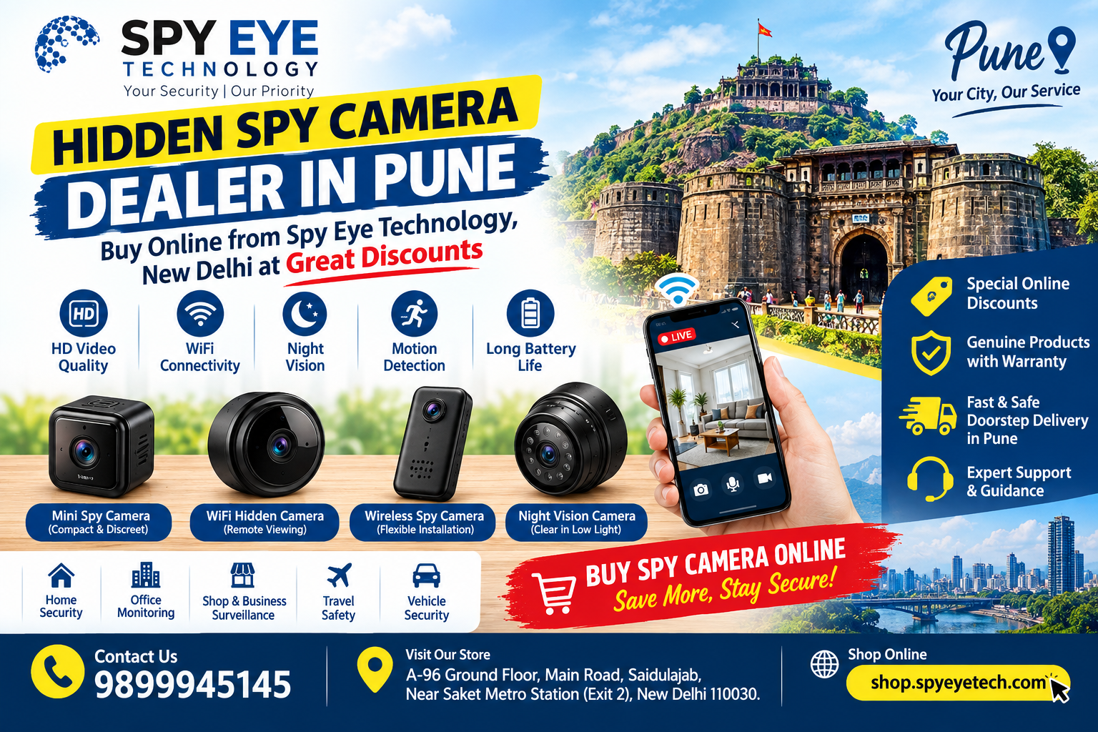 Hidden Spy Camera Dealer in Pune