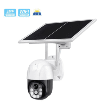 Solar Powered V380 Pro Full HD 1080P CCTV Camera Night Vision