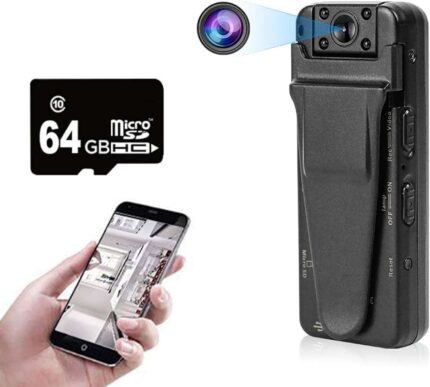 Magnetic WiFi Wireless Body Worn Spy Camera Full HD 1080P